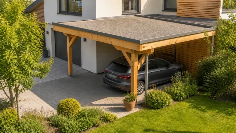 Un carport ouvert devant le garage échappe rarement au fisc car la DGFiP croise désormais images aériennes et cadastre
