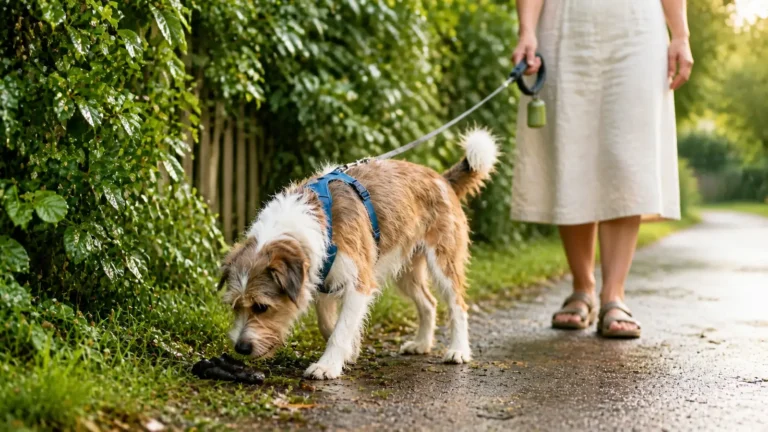 Le vétérinaire a d’abord demandé ce qu’il y avait dans la gamelle quand un chien s’élance vers les crottes depuis des mois